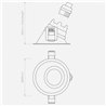 Astro Minima Slimline 25 Fire-Rated Ip65 Einbaustrahler