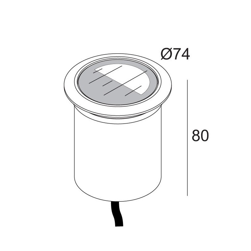 Delta Light LOGIC 60 R A MOON Einbaustrahler
