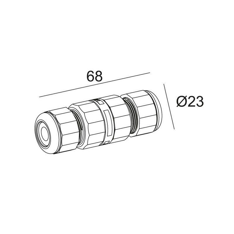 Delta Light IP68 CONNECTOR 3P