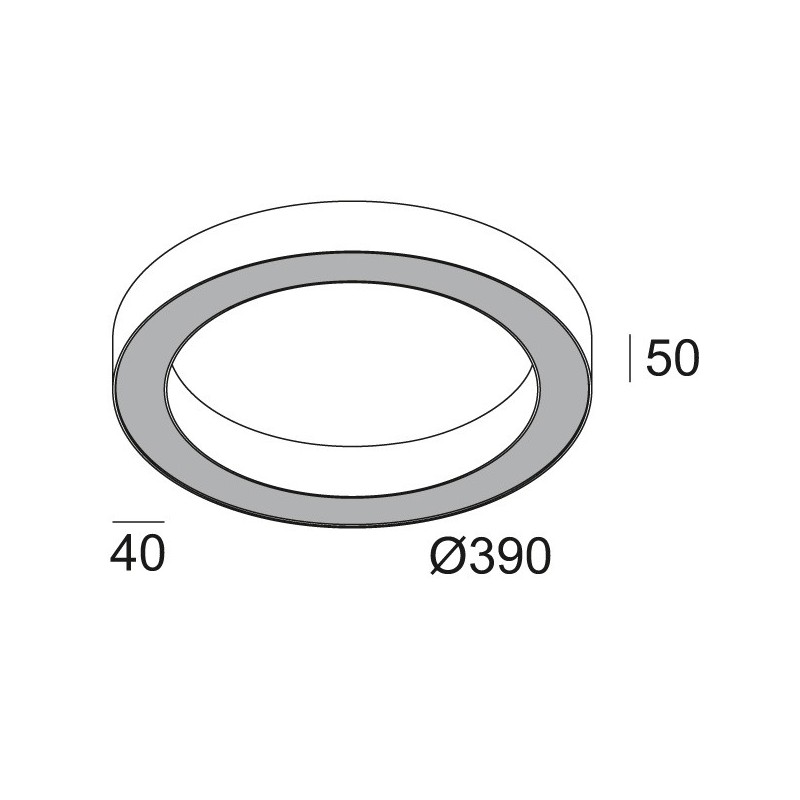 Delta Light SUPER-OH! XS 39 DIM8 Deckenlampe / Wandlampe