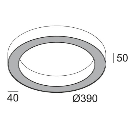 Delta Light SUPER-OH! XS 39 DIM8 Ceiling Lamp / Wall Lamp