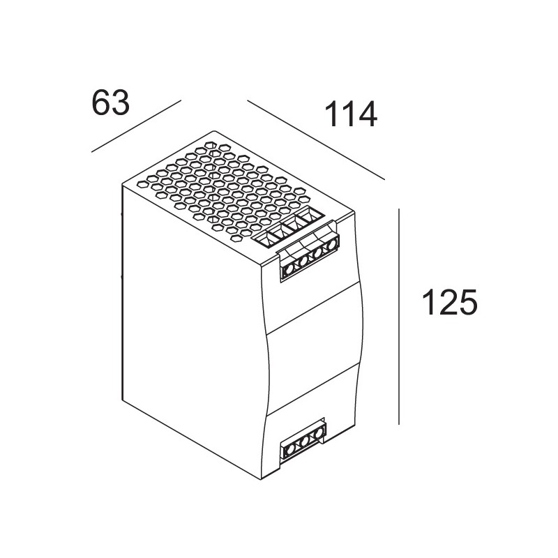 Delta Light LED POWER SUPPLY 48V-DC / 240W DIN
