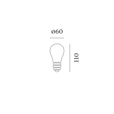 Wever & Ducré A60 LED Lamp 2700K | E27 800lm