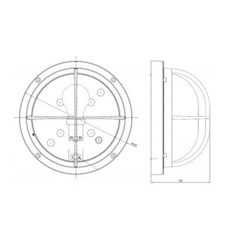Tekna NAUTIC Cape Cornwall Wall lamp / Ceiling lamp