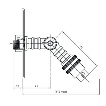 Tekna NAUTIC Lilley Recessed Spot Ceiling lamp