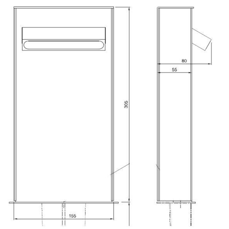 Tekna C CREED 230V LED Bodenlampe