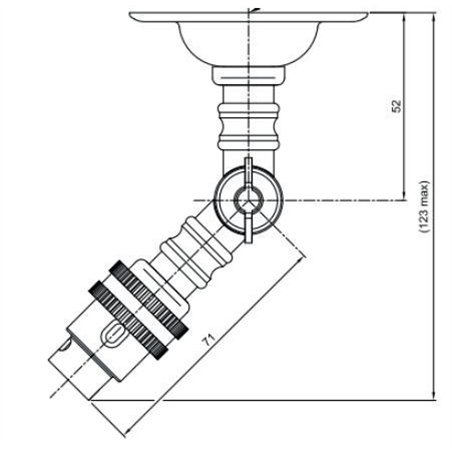 Tekna NAUTIC LILLEY SPOT - LED (Lamp and driver inclusive) Ceiling lamp