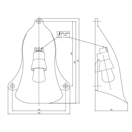Tekna NAUTIC SHELL LIGHT - LED Wall lamp
