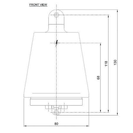 Tekna NAUTIC SPREADERLIGHT 230V - LED Wall lamp