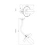 Tekna C Butterfly 45° Wandlampe