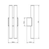 Tekna ARTON Phara Large Double Wall lamp