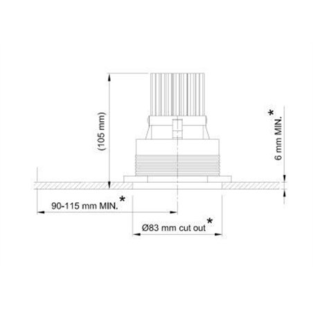 Tekna FLATSPOT 2 - TRIMLESS LED CITIZEN Recessed lamp
