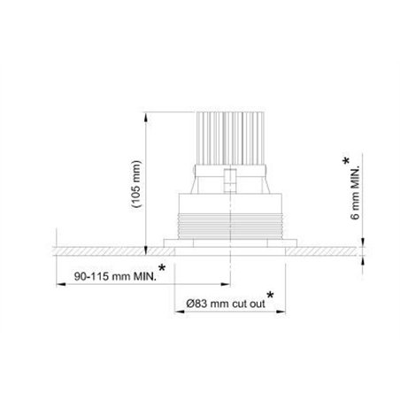 Tekna FLATSPOT 2 - TRIMLESS 12V LED Recessed lamp