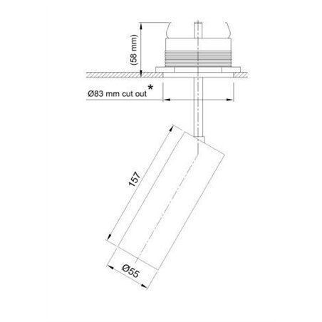 Tekna FLATSPOT 6 - TRIMLESS GU10 LED Recessed lamp