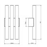 Tekna ARTON Phare Triple Small Wall lamp