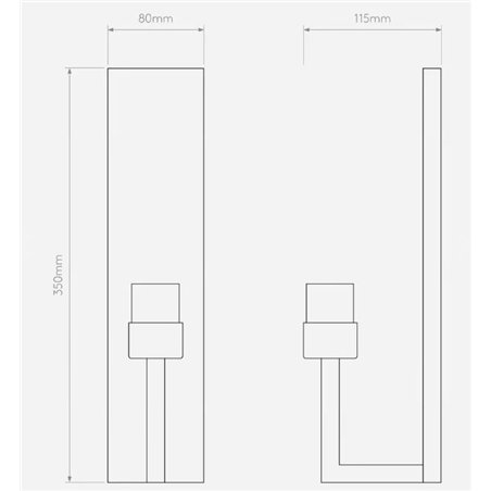 Astro Riva 350 wall lamp