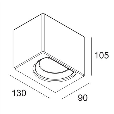 Delta Light TIGA IN LED DIM8 Wall lamp