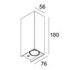 Delta Light MONO II DOWN-UP LED Wandlampe