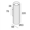 Delta Light HEDRA 62 W DOWN-UP Hi Wall lamp