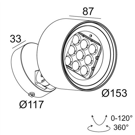 Delta Light FRAX M HONEYCOMB Floor lamp / Wall lamp
