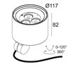 Delta Light FRAX SB SUPERSPOT Stehlampe / Wandlampe