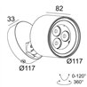 Delta Light FRAX S SUPERSPOT Bodenlampe / Wandlampe