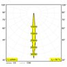 Delta Light Frax Mb Pole Honeycomb wall lamp