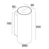 Delta Light Nocta Rd80 Down-Up Wfl wall lamp