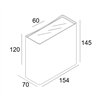 Delta Light Nocta Sq155 Sp wall lamp