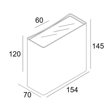 Delta Light Nocta Sq155 Wfl wall lamp
