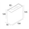 Delta Light NOCTA SQ155 WFL Wandlampe