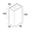 Delta Light Nocta Sq85 Sp wall lamp