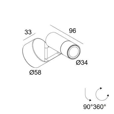 Delta Light Spix S 24V wall lamp