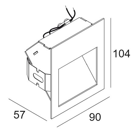 Delta Light Heli X Screen wall lamp