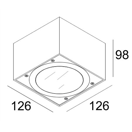 Delta Light Vision Out wall lamp