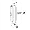 Delta Light INLET S WW Wandlampe