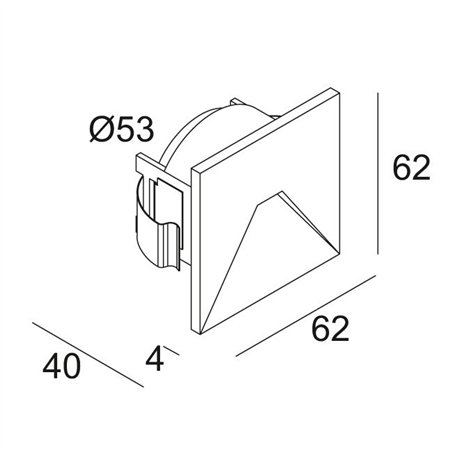 Delta Light LOGIC MINI W S Wall lamp