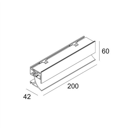 Delta Light INLET TRIMLESS L20 Wall lamp