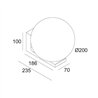 Delta Light OONO W M Wandlampe