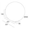 Delta Light OONO W L Wandlampe
