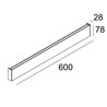 Delta Light Femtoline W Down-Up 600 wall lamp