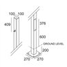 Delta Light POLESANO 4M - 1 BASE Bodenlampe
