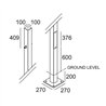 Delta Light POLESANO 4M - 21L BASE Garden lamppost