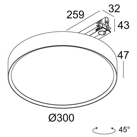 Delta Light MULTINOVA 30 PRISM ADM Track lighting