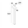 Delta Light POLESANO BOLLARD 100 DIM5 Pollerleuchte