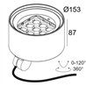 Delta Light FRAX MB POLE 927 LINEAR H DIM5 Pollerleuchte