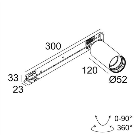 Delta Light SPY 52 ADM SLIM Track lighting