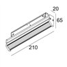 Delta Light M - Dot.Com Wallwash 02 HO DIM5 Track lighting fixture