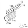 Delta Light M20/M26H - Hedra DIM5 Track lighting fixture