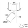 Delta Light M52 - Spy Focus LP DIM5 Track lighting fixture